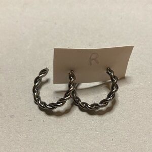 *BOGO FREE* Twisted hoop, earrings, small